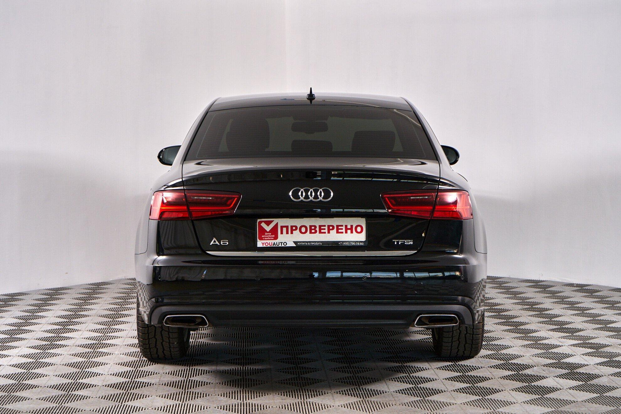 Audi A6 2017, черный