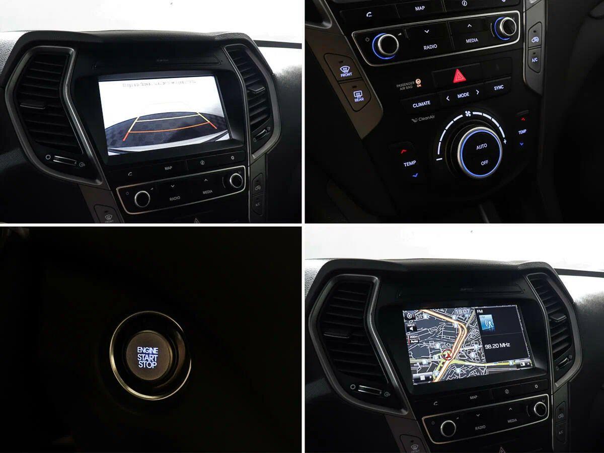 Hyundai Santa Fe 2015, белый