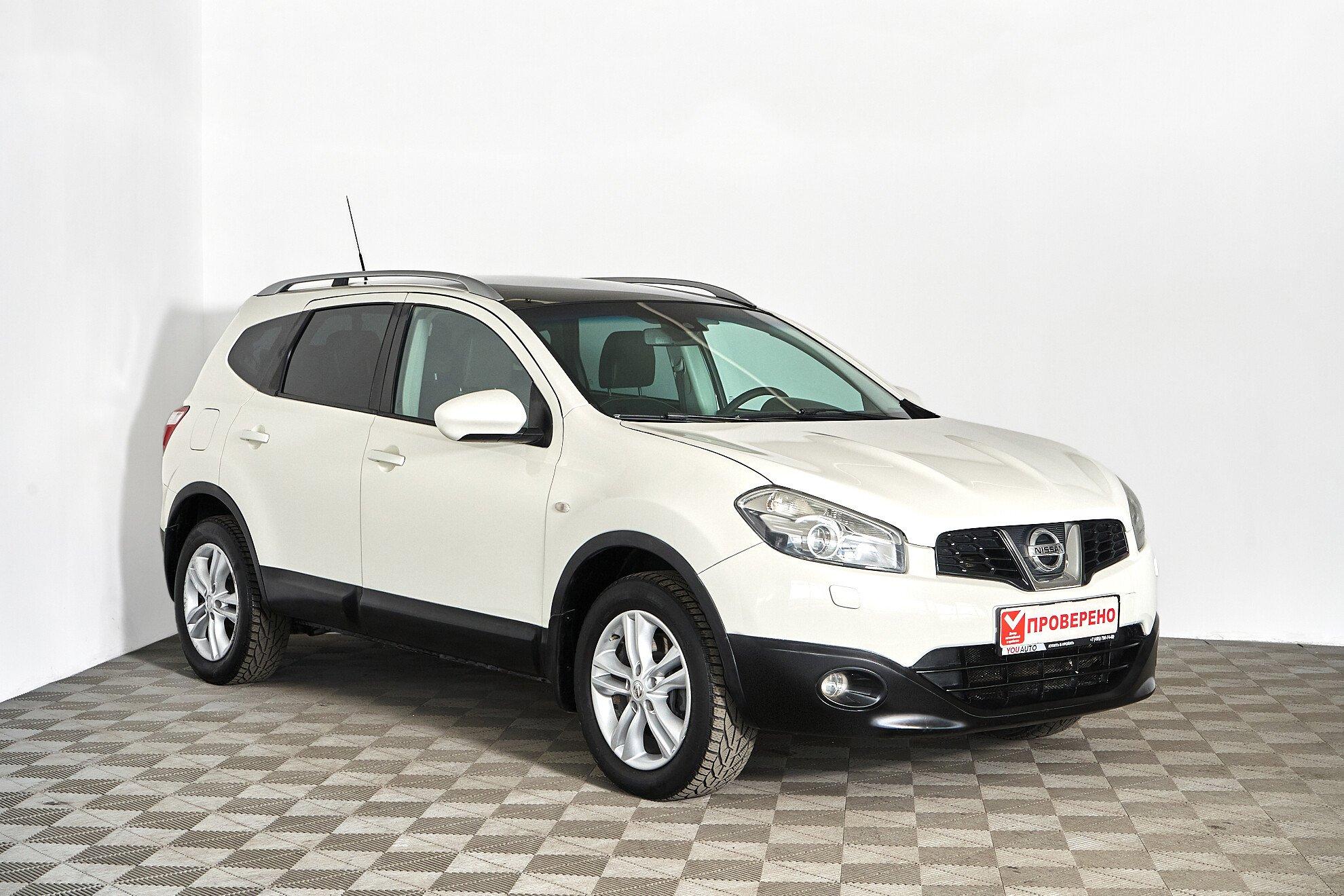 Nissan Qashqai+2 2013, белый