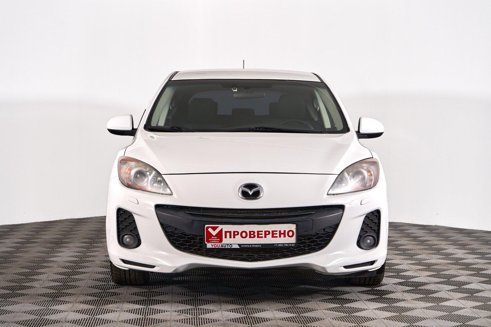 Mazda 3 2013, белый