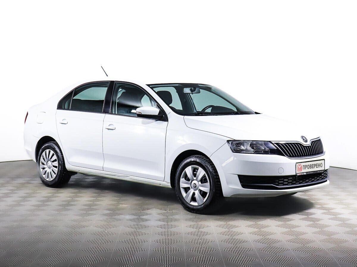 Skoda Rapid 2019, белый