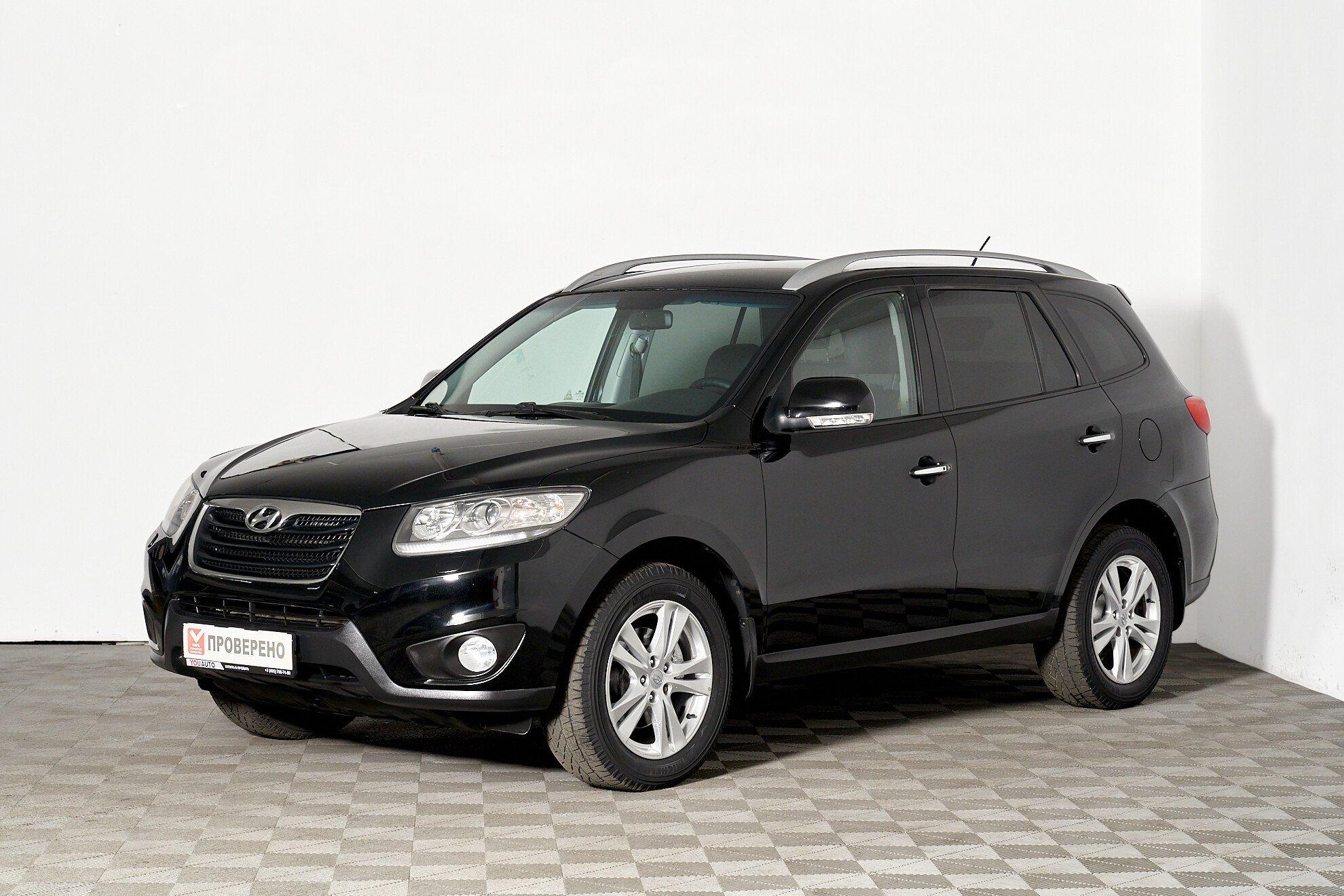 Hyundai Santa Fe 2010, черный