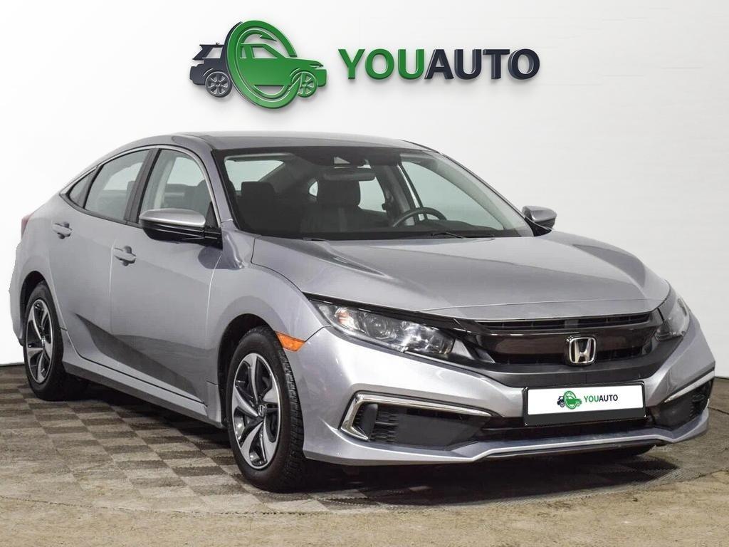 Honda Civic 2018, серебряный