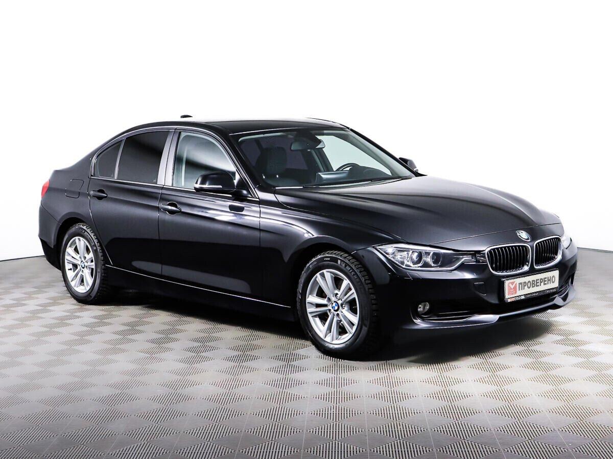 BMW 3 серии 2015, черный