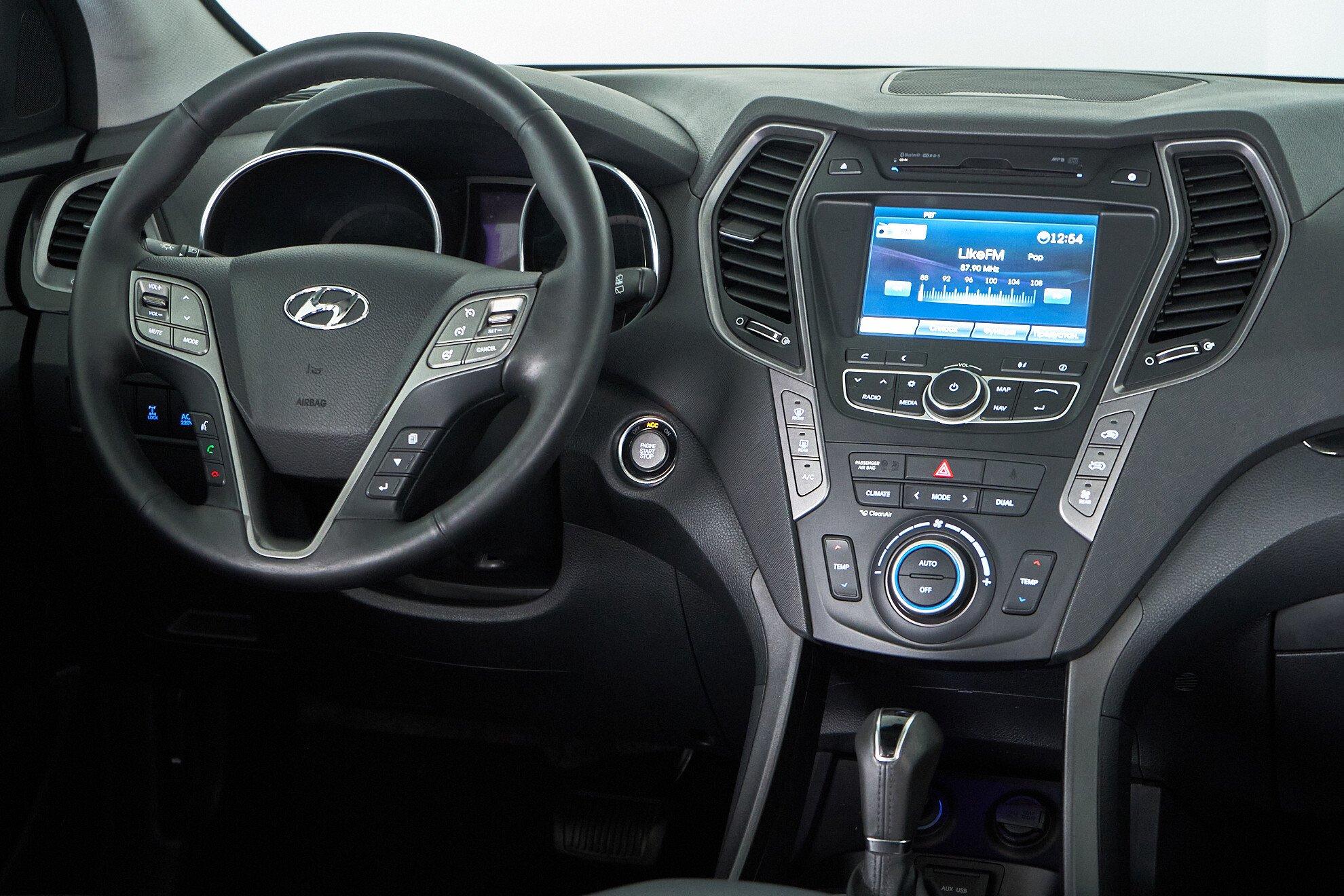 Hyundai Santa Fe 2015, белый