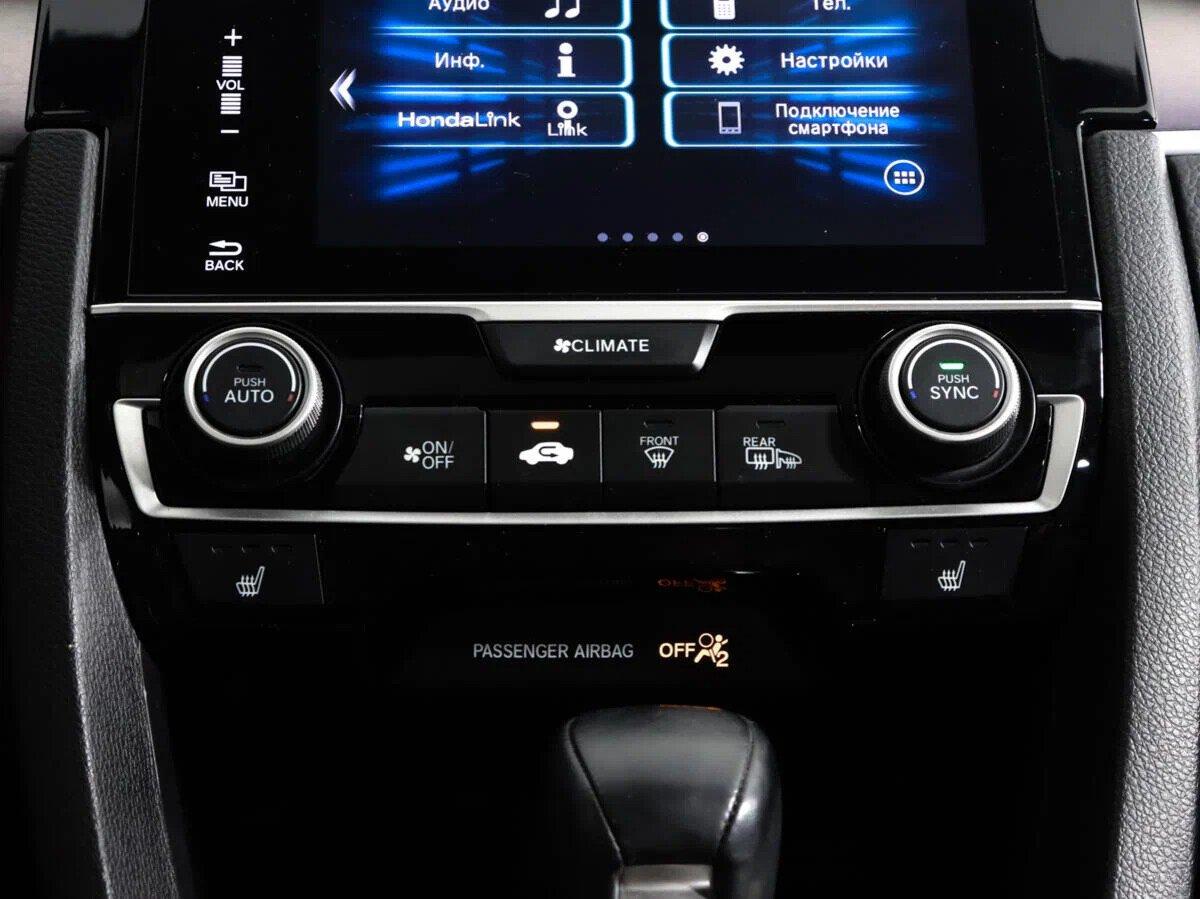 Honda Civic 2019, черный