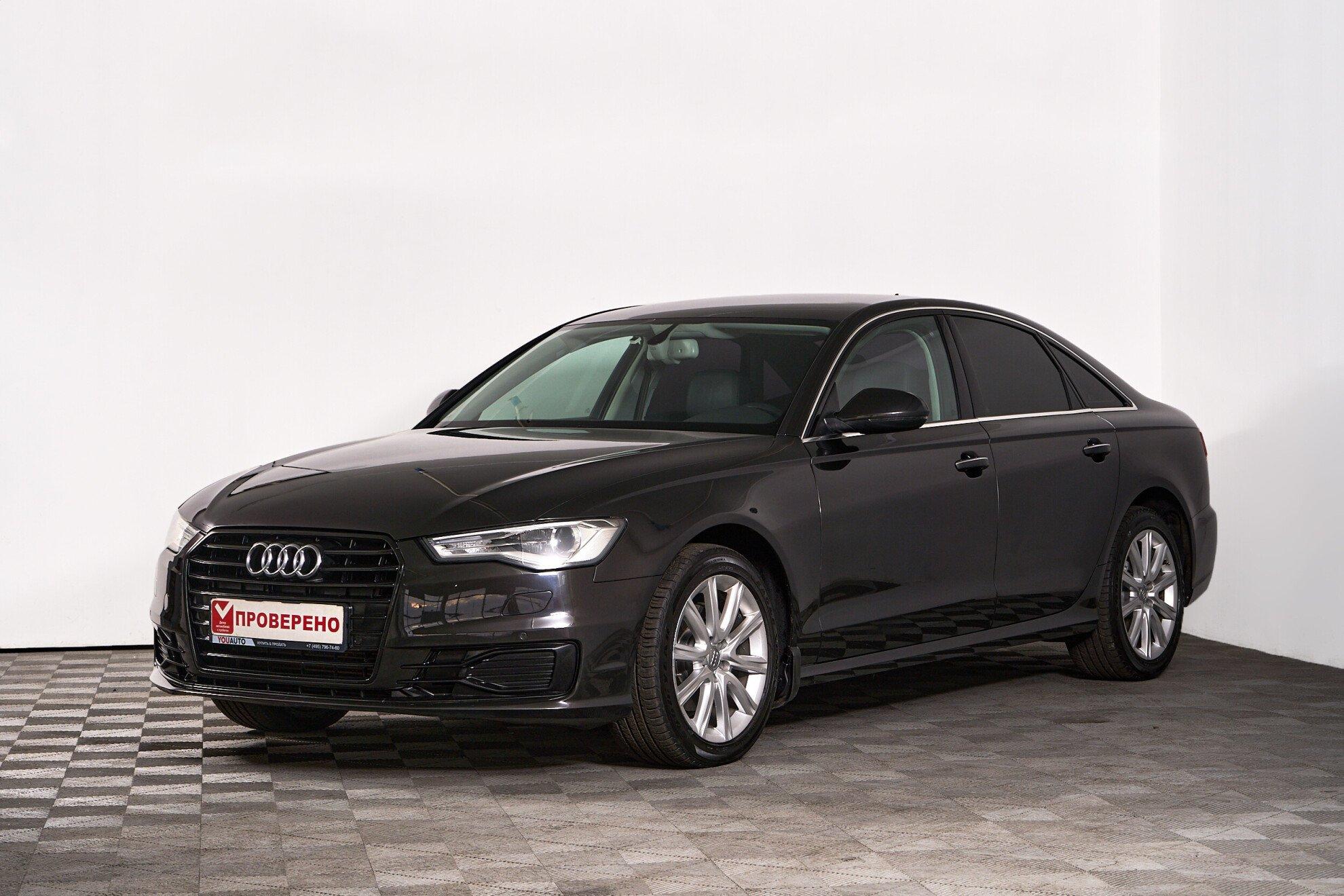 Audi A6 2016, серый