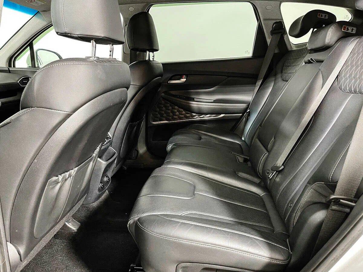 Hyundai Santa Fe 2018, белый