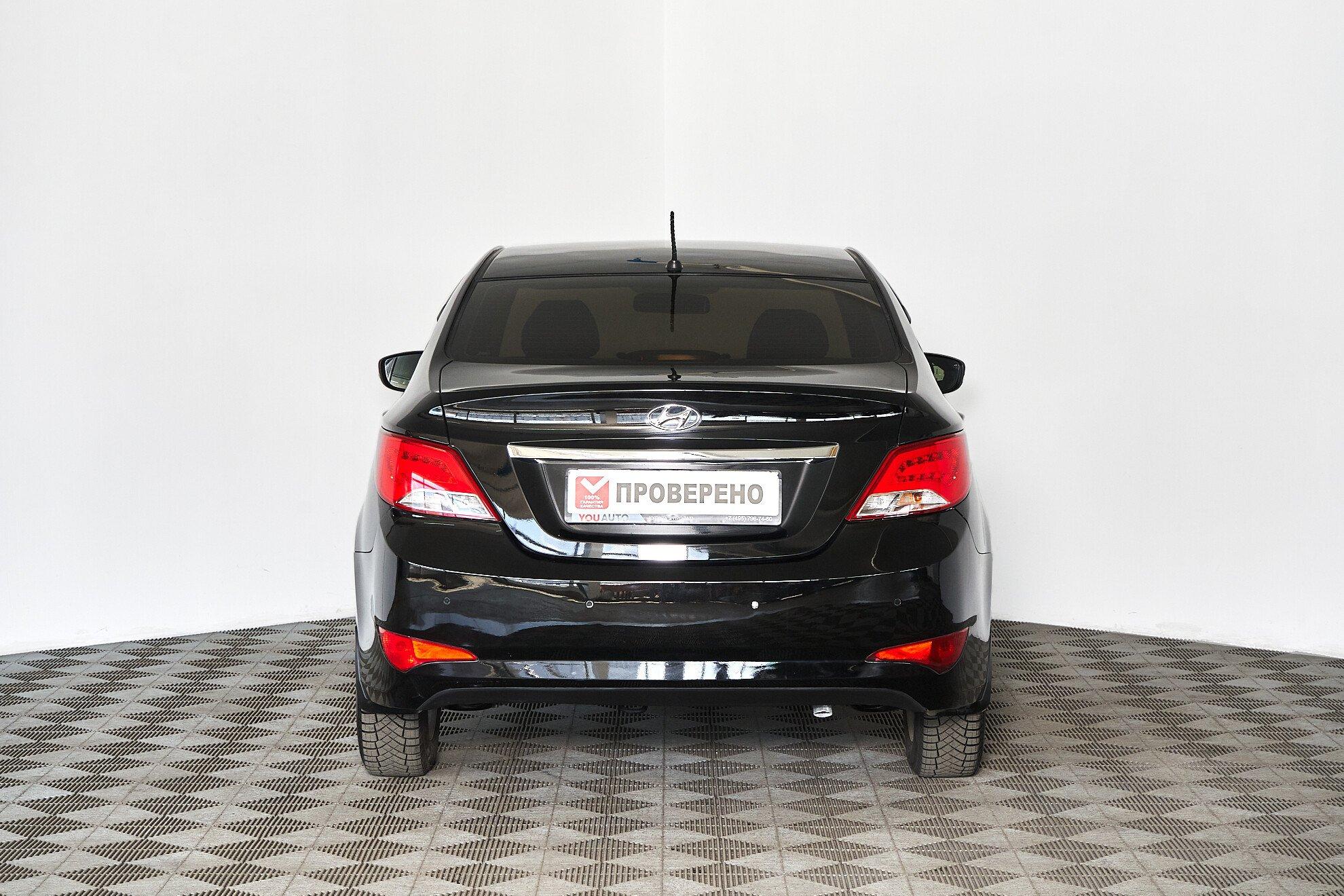 Hyundai Solaris 2014, черный