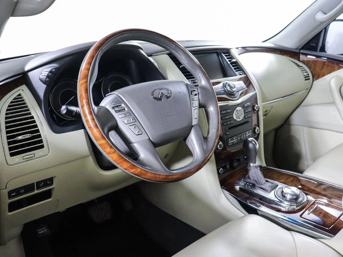 Infiniti QX80 2017, синий