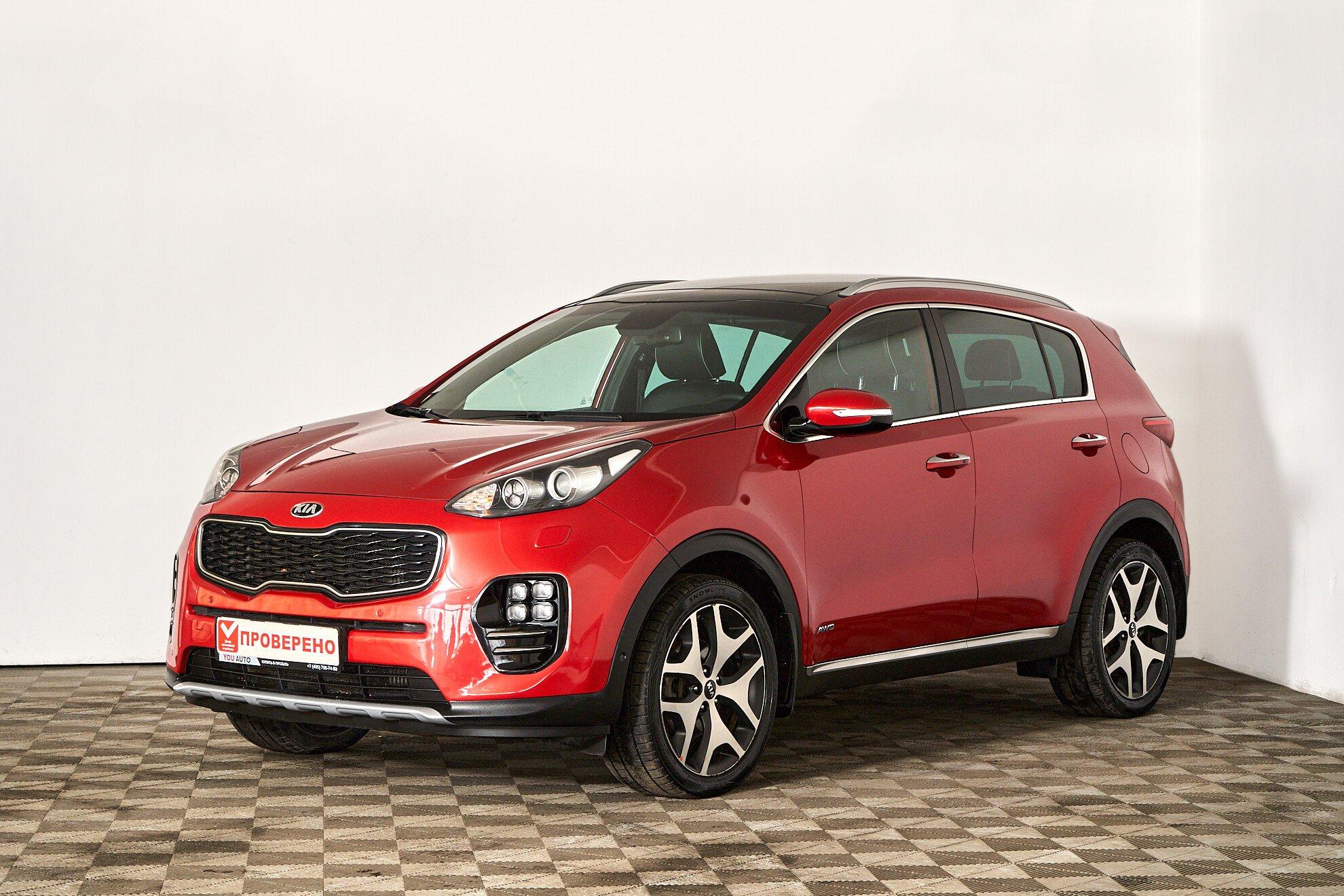 Kia Sportage 2017, красный