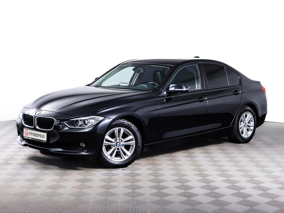 BMW 3 серии 2015, черный