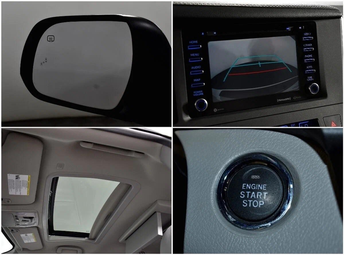 Toyota Sienna 2018, белый