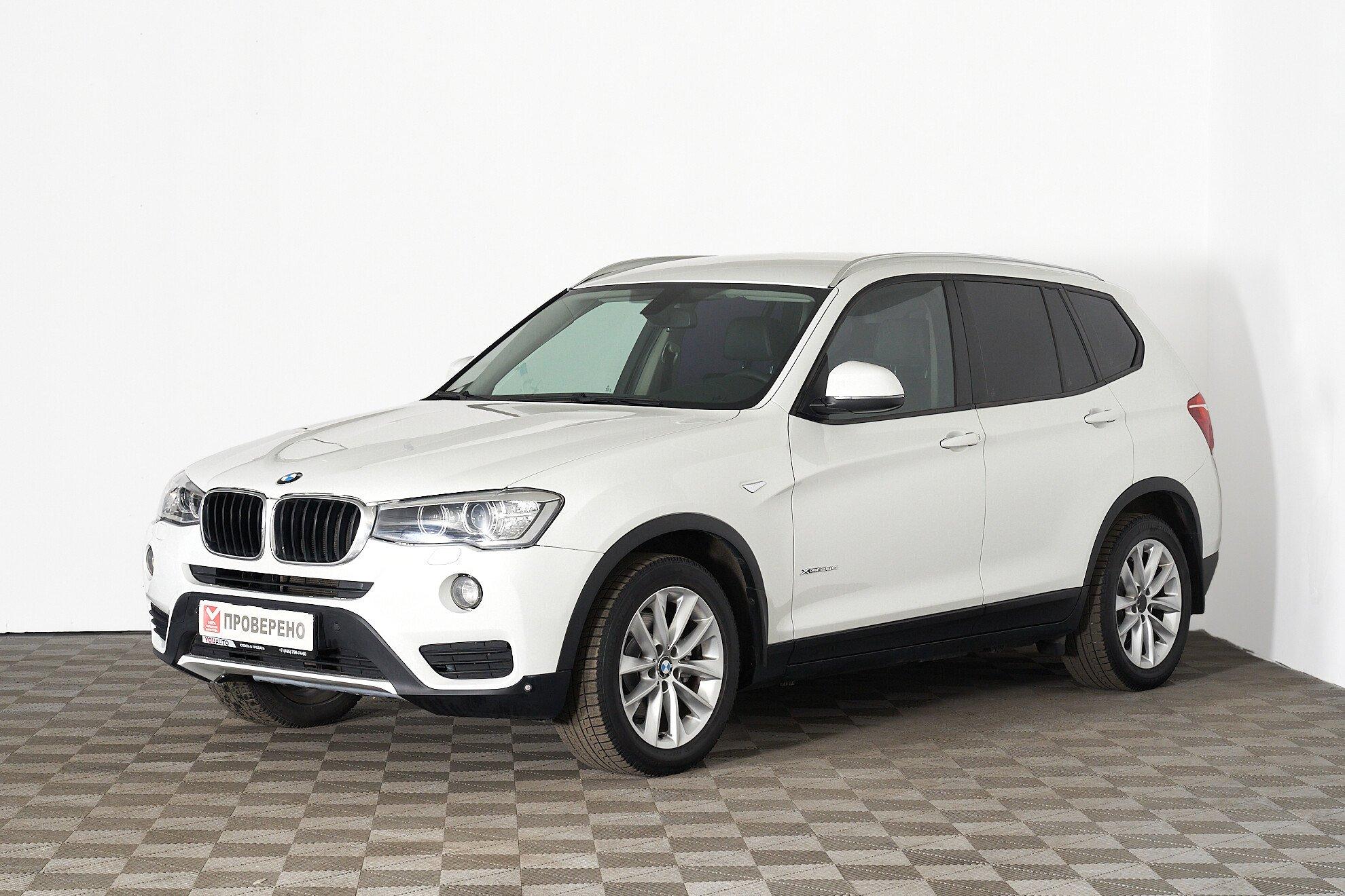 BMW X3 2014, белый