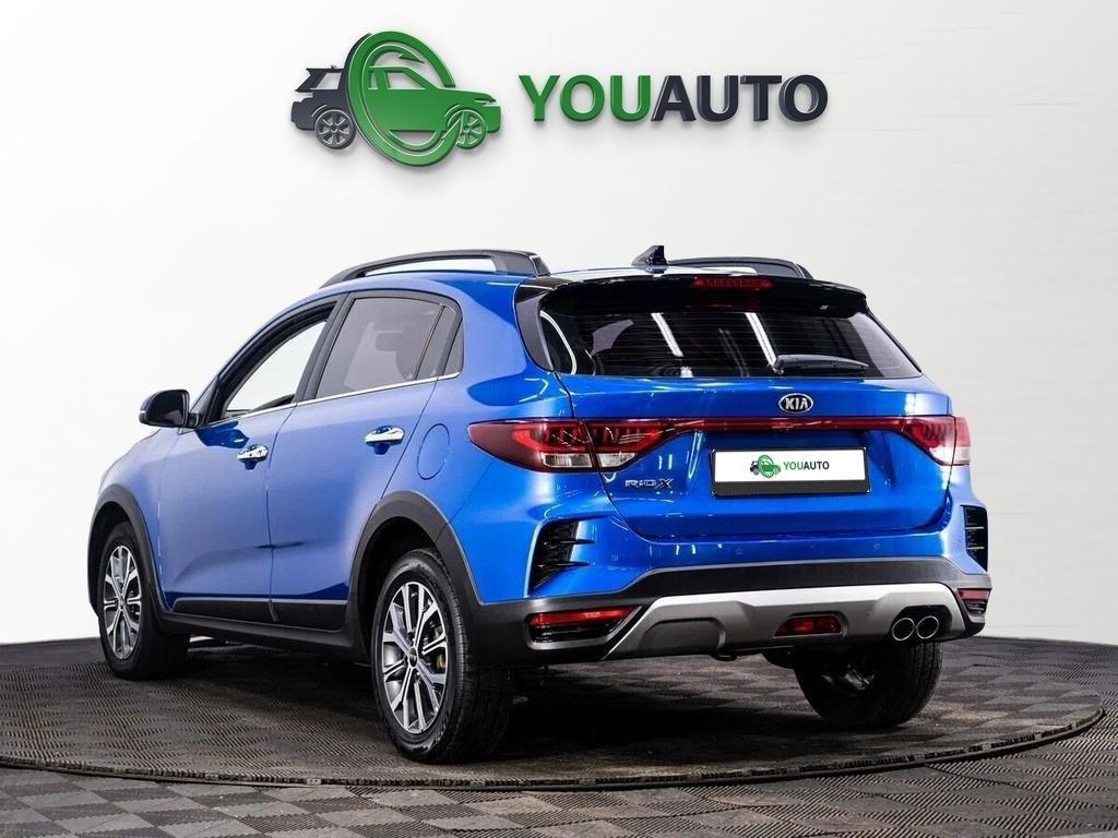 Kia Rio 2021, синий