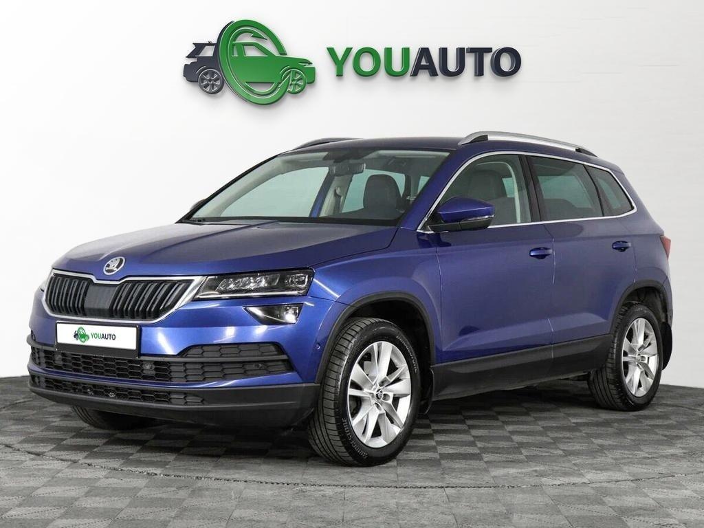 Skoda Karoq 2021, синий