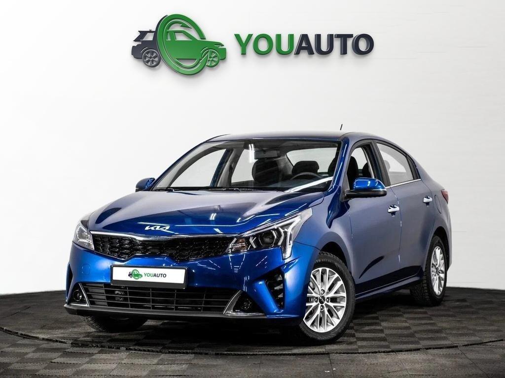 Kia Rio 2021, синий