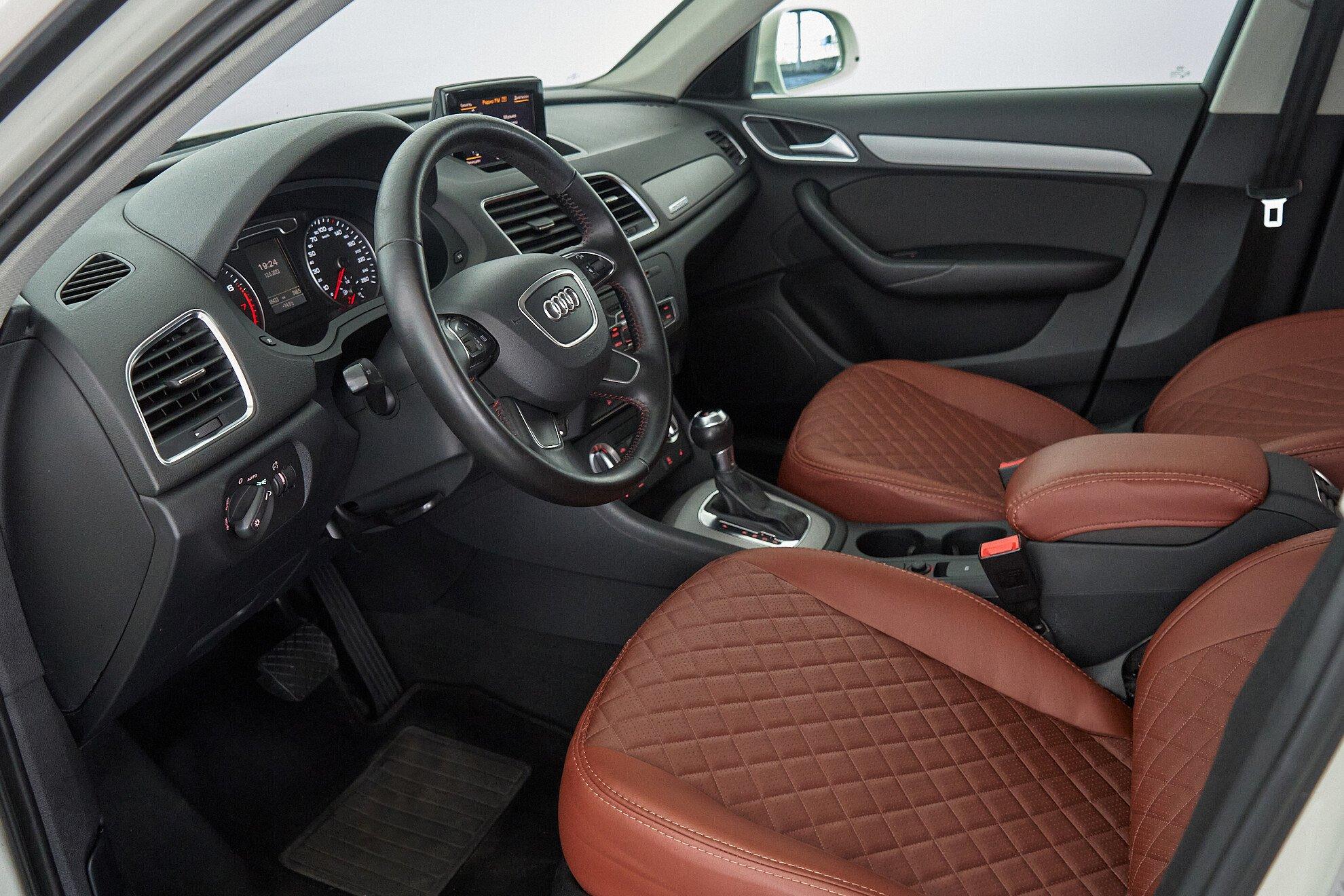 Audi Q3 2014, белый
