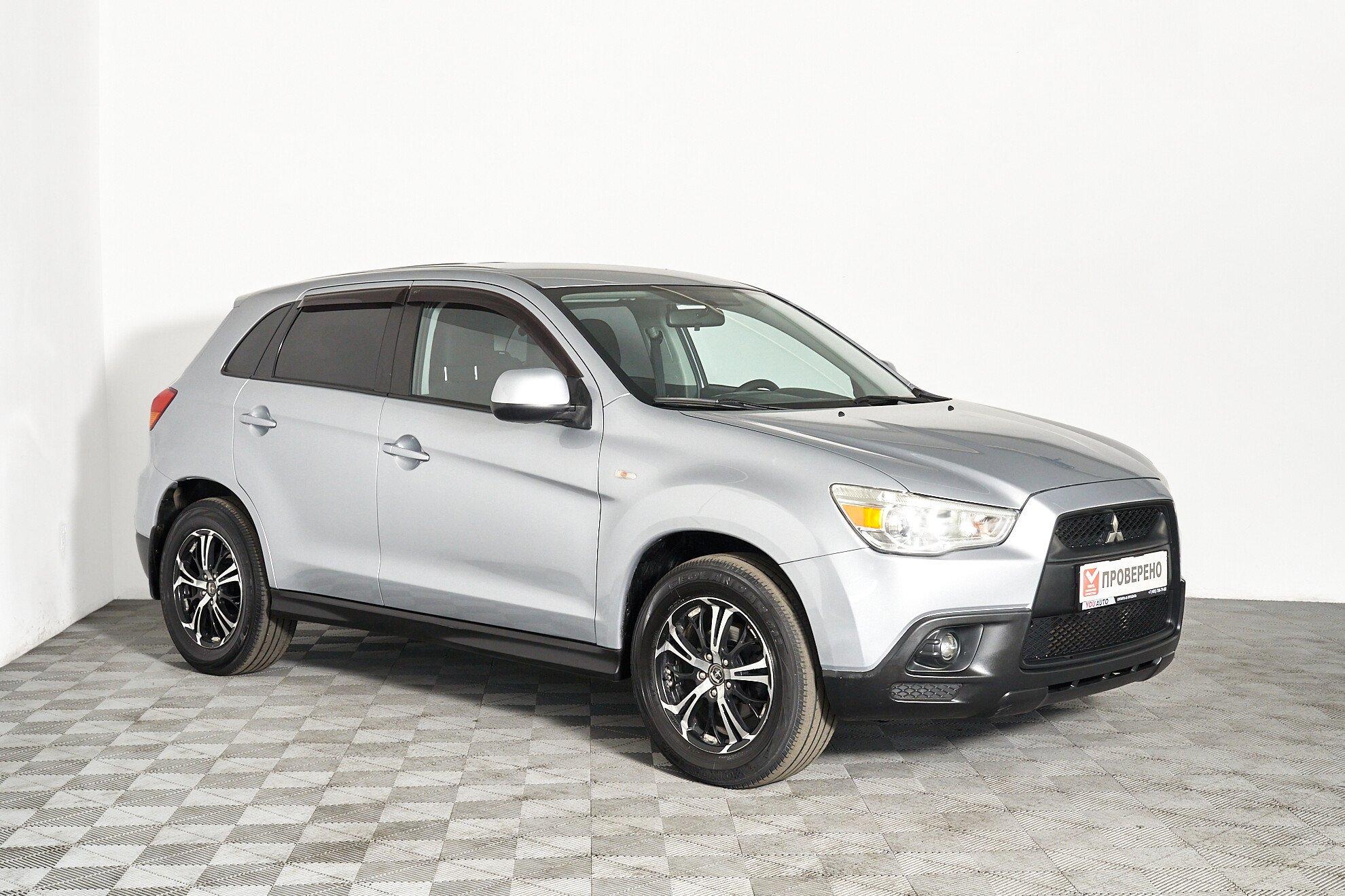 Mitsubishi ASX 2012, серебряный