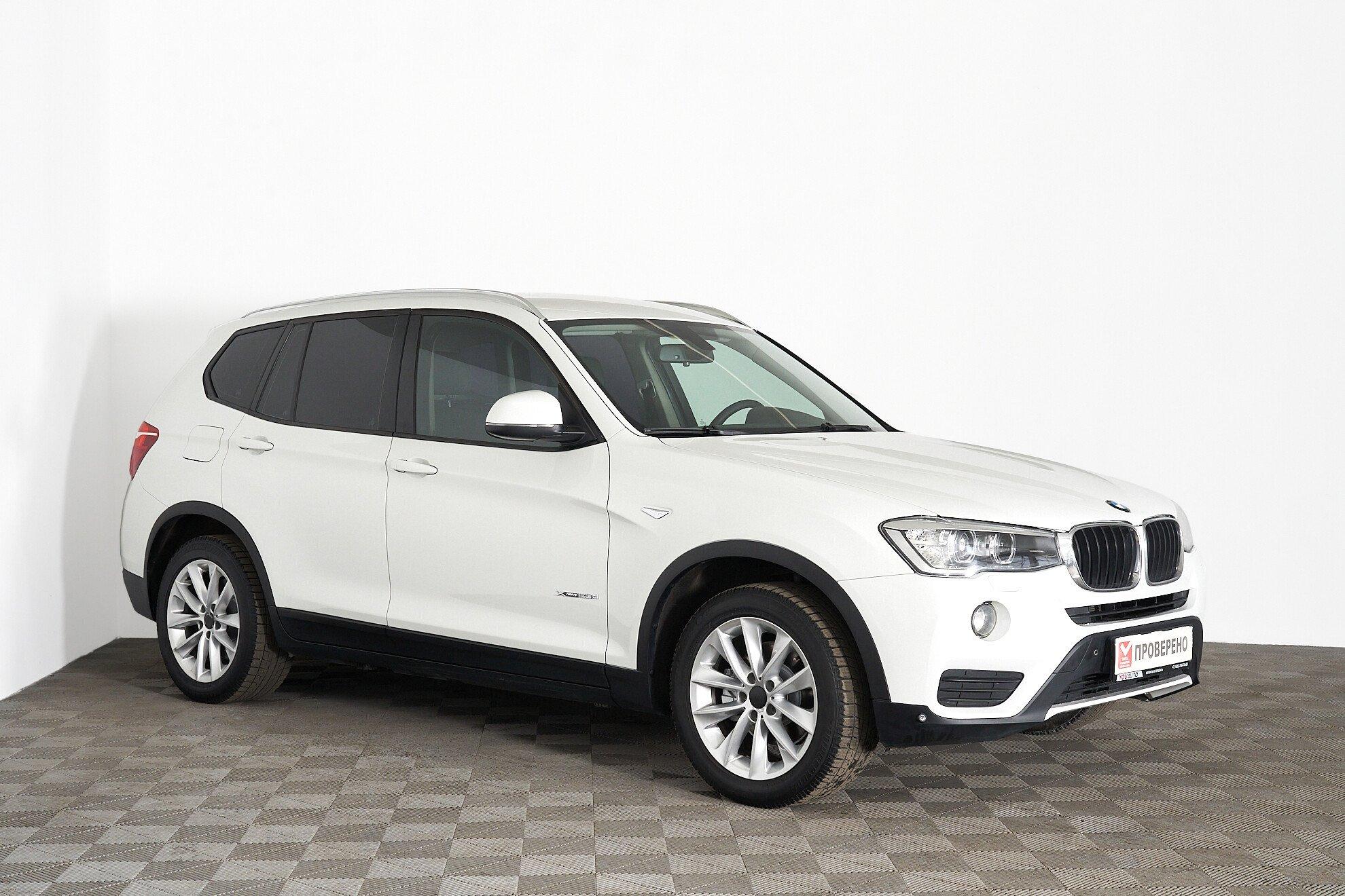 BMW X3 2014, белый