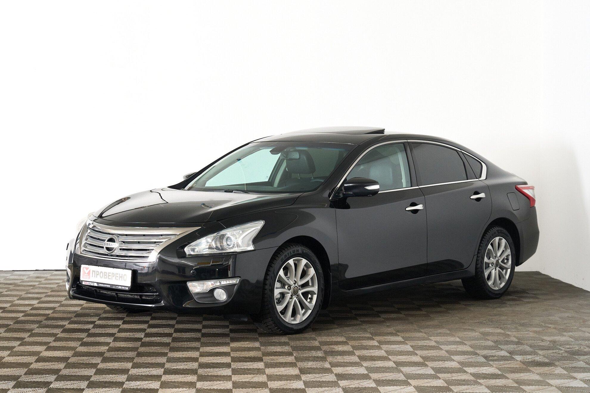 Nissan Teana 2014, черный