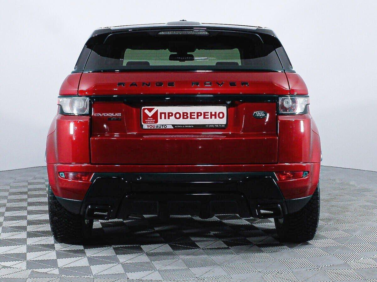Land Rover Range Rover Evoque 2013, красный