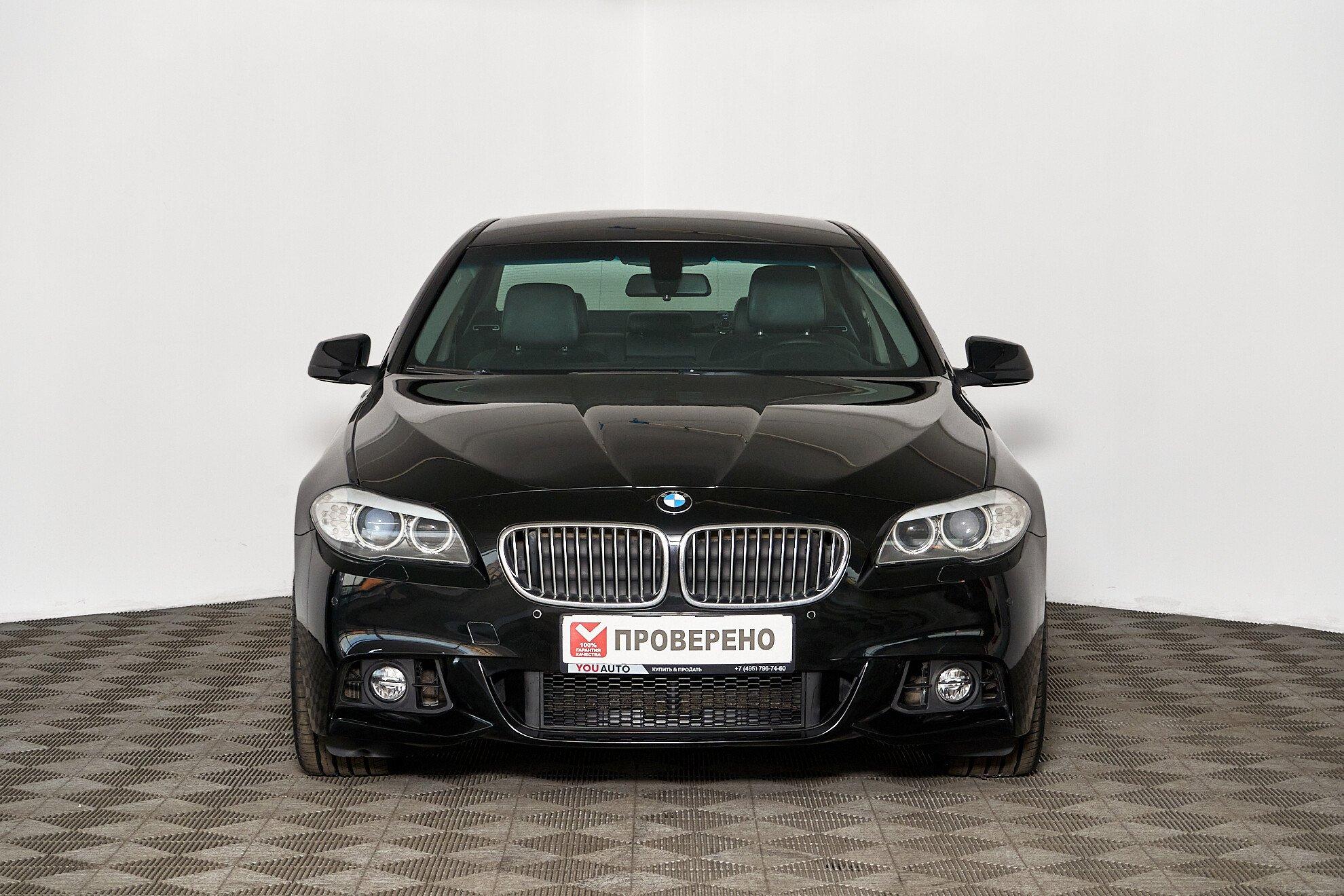 BMW 5 серии 2013, черный