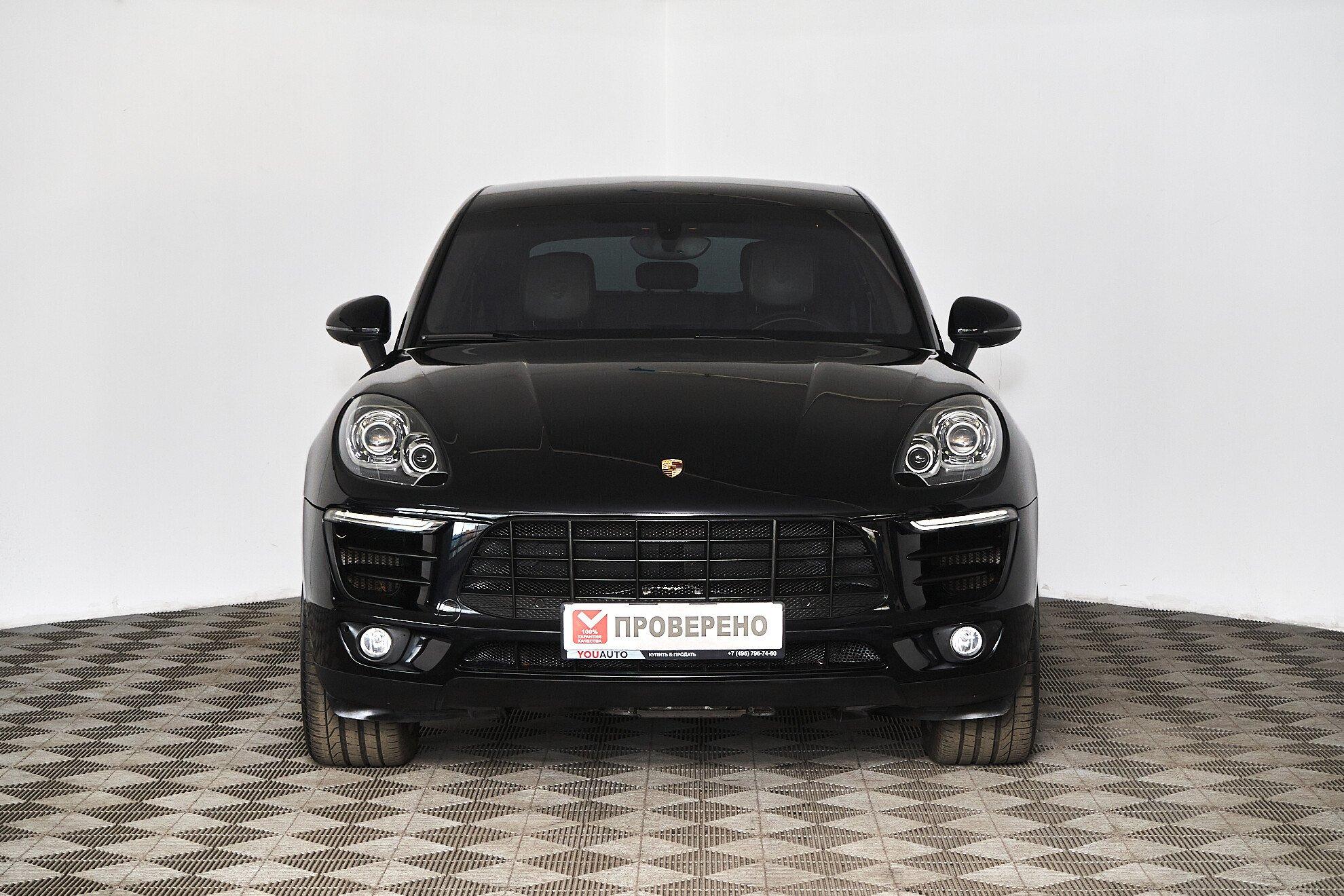 Porsche Macan 2014, черный