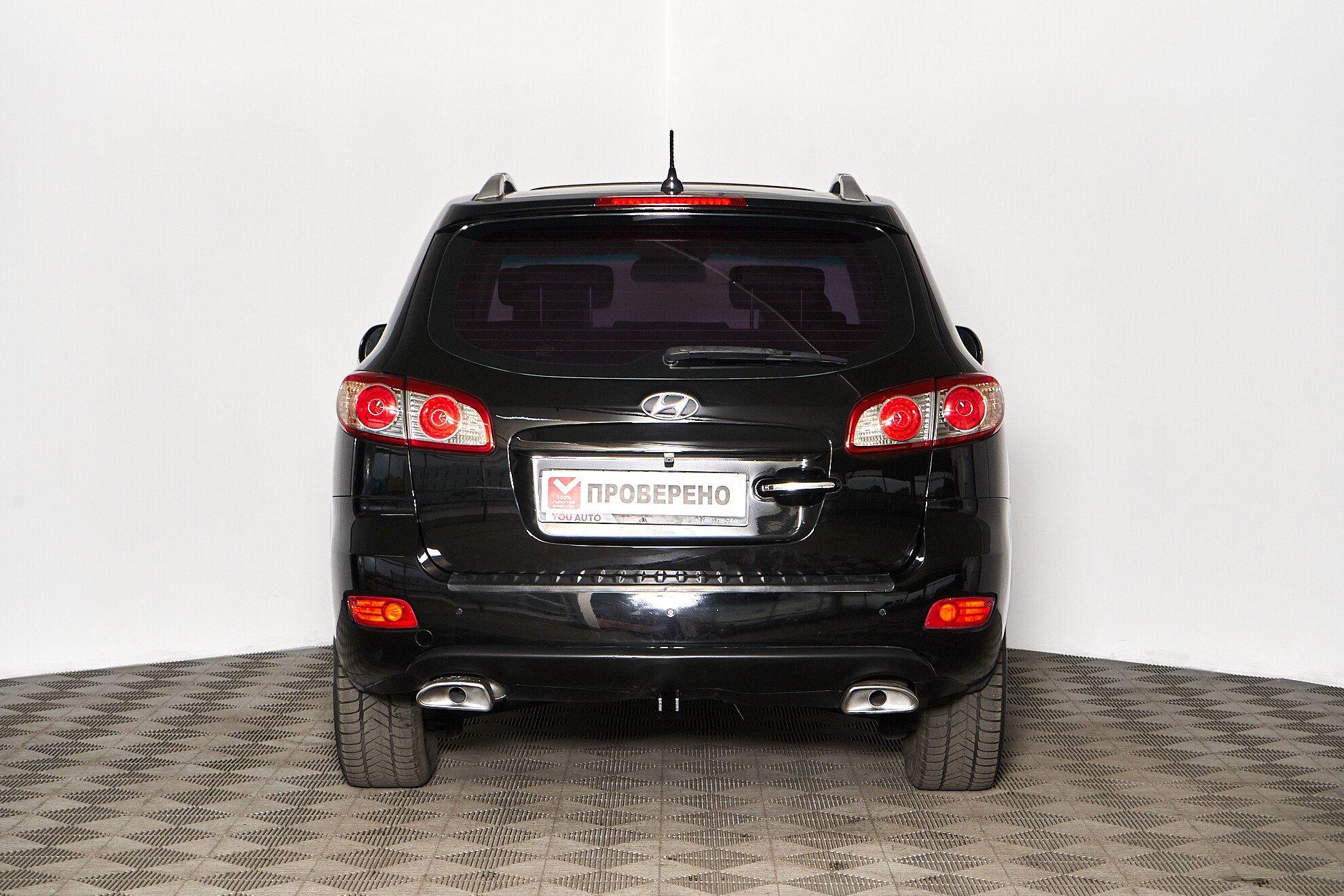 Hyundai Santa Fe 2011, черный