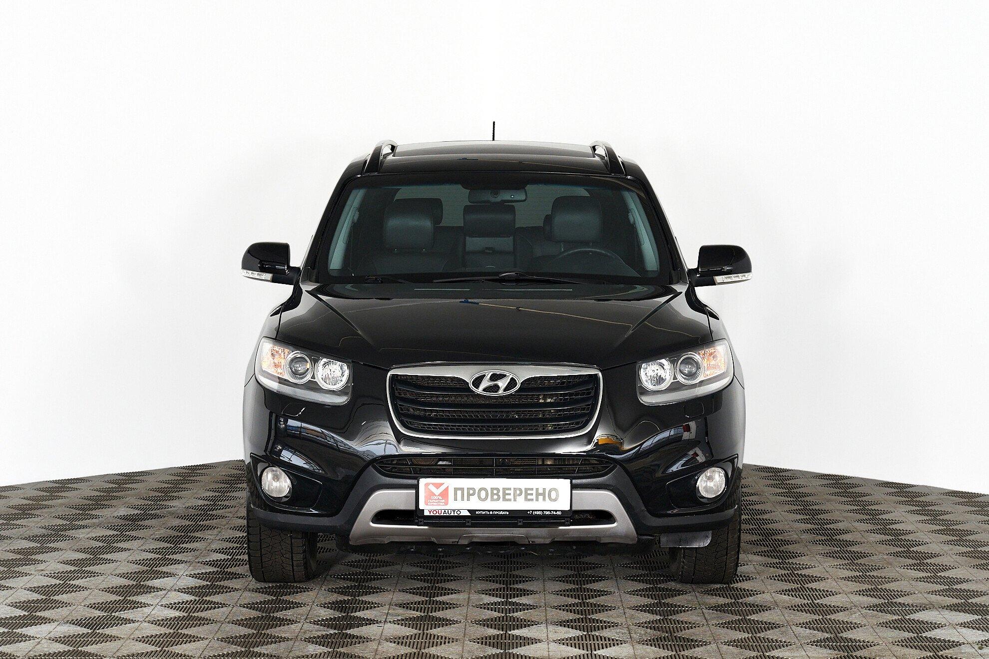 Hyundai Santa Fe 2011, черный