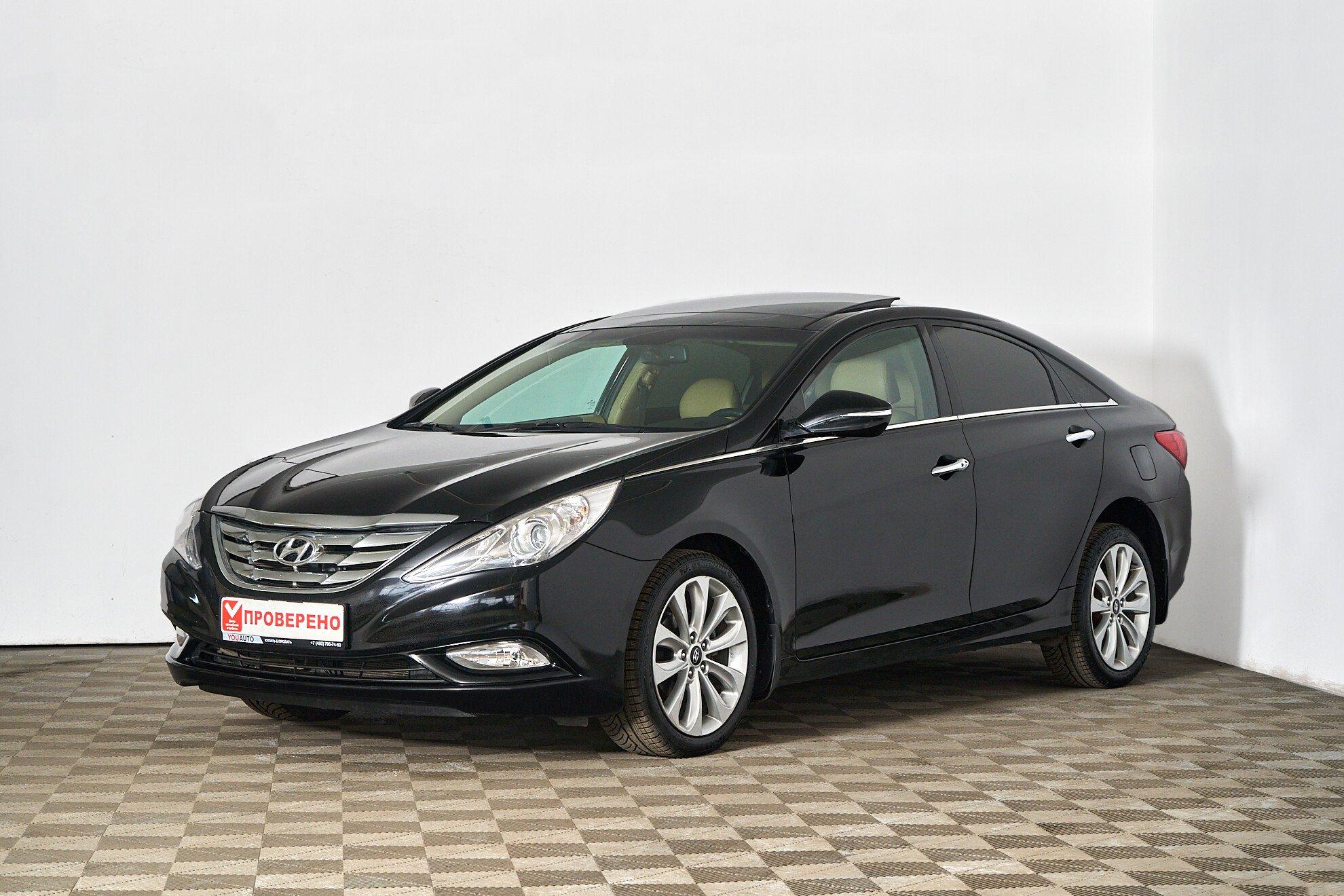 Hyundai Sonata 2011, черный