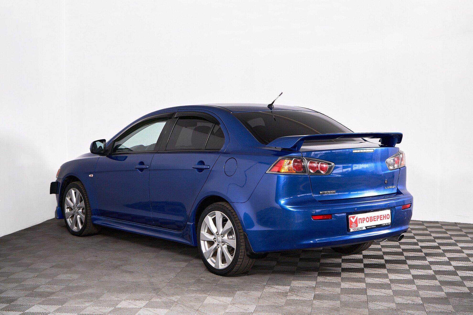 Mitsubishi Lancer 2013, синий