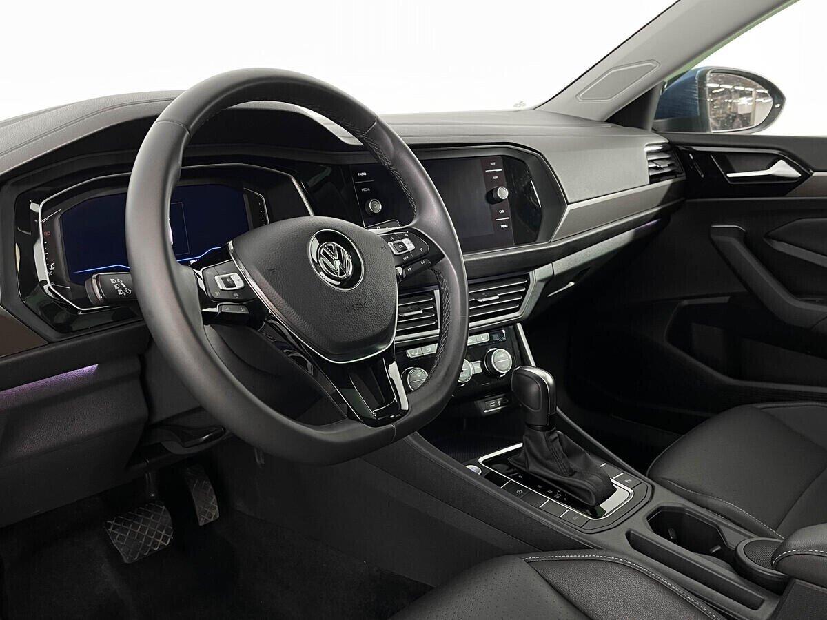 Volkswagen Jetta 2019, голубой