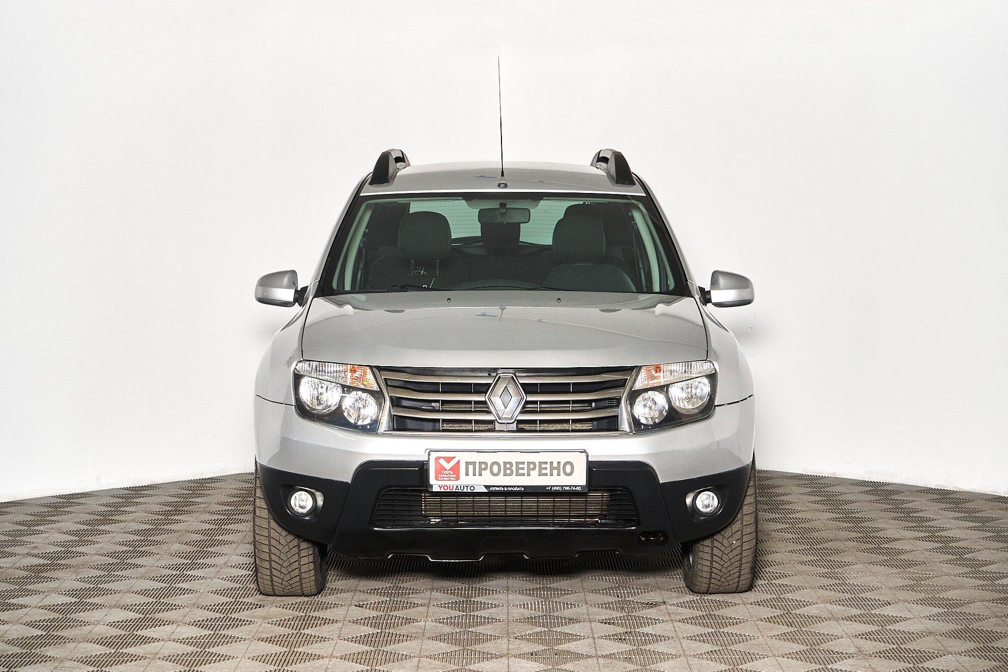 Renault Duster 2014, серебряный