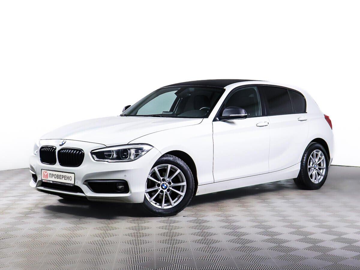 BMW 1 серии 2017, белый