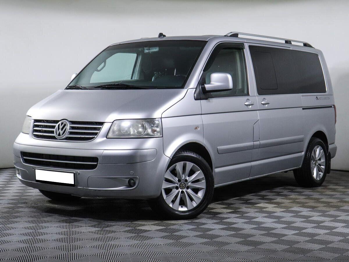 Volkswagen Multivan 2009, серебряный