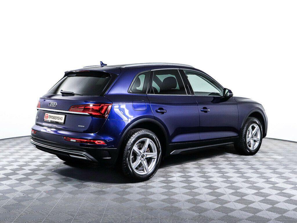Audi Q5 2021, синий