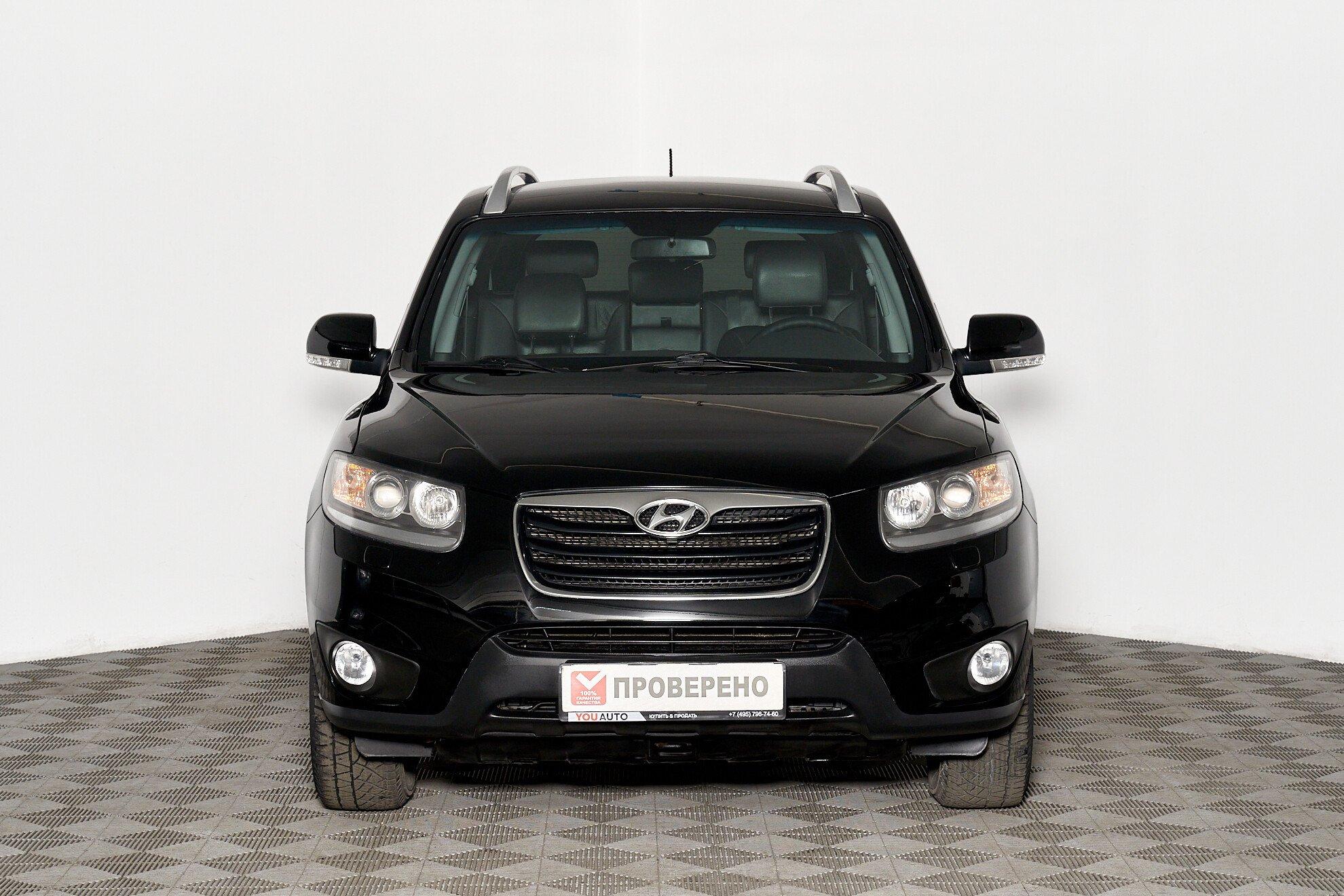 Hyundai Santa Fe 2010, черный