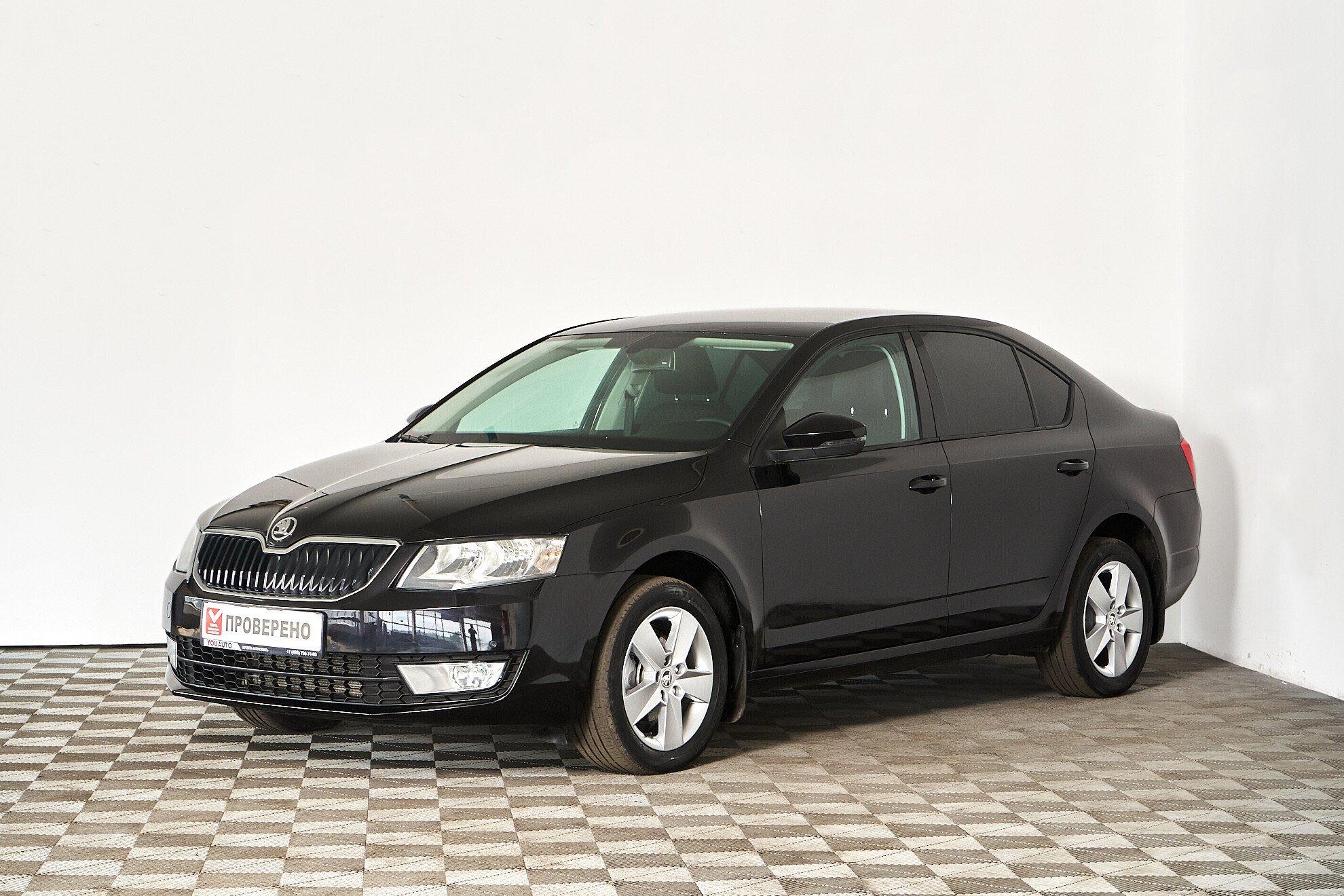 Skoda Octavia 2016, черный