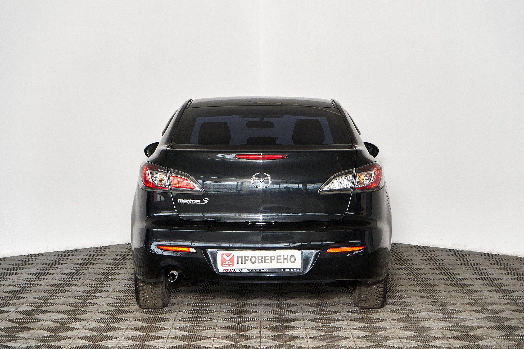 Mazda 3 2013, черный
