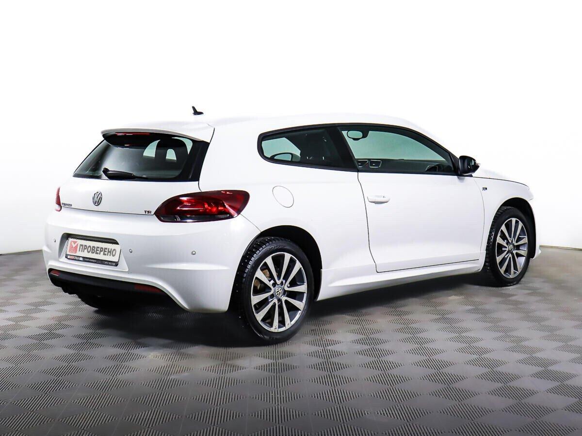 Volkswagen Scirocco 2014, белый