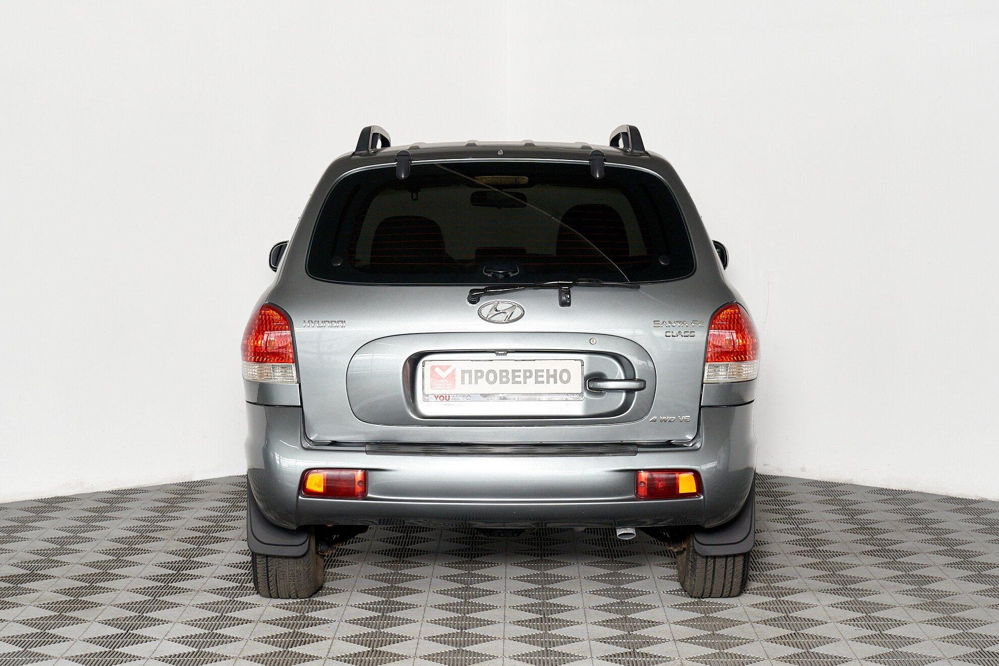 Hyundai Santa Fe 2008, серый