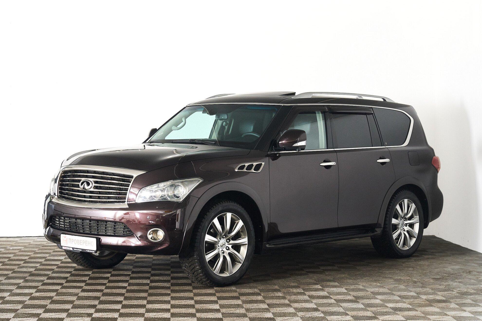 Infiniti QX80 2013, пурпурный