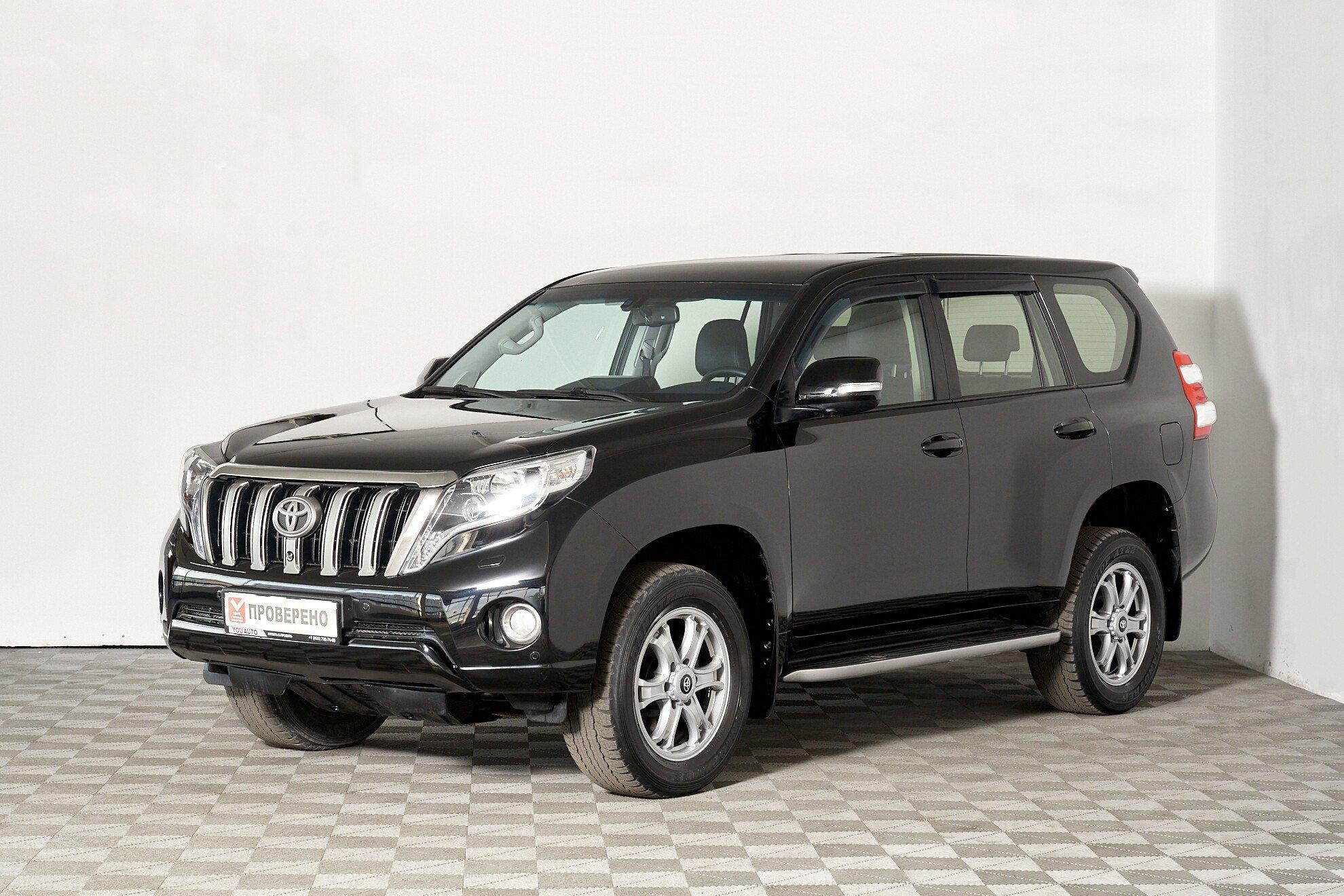 Toyota Land Cruiser Prado 2015, черный