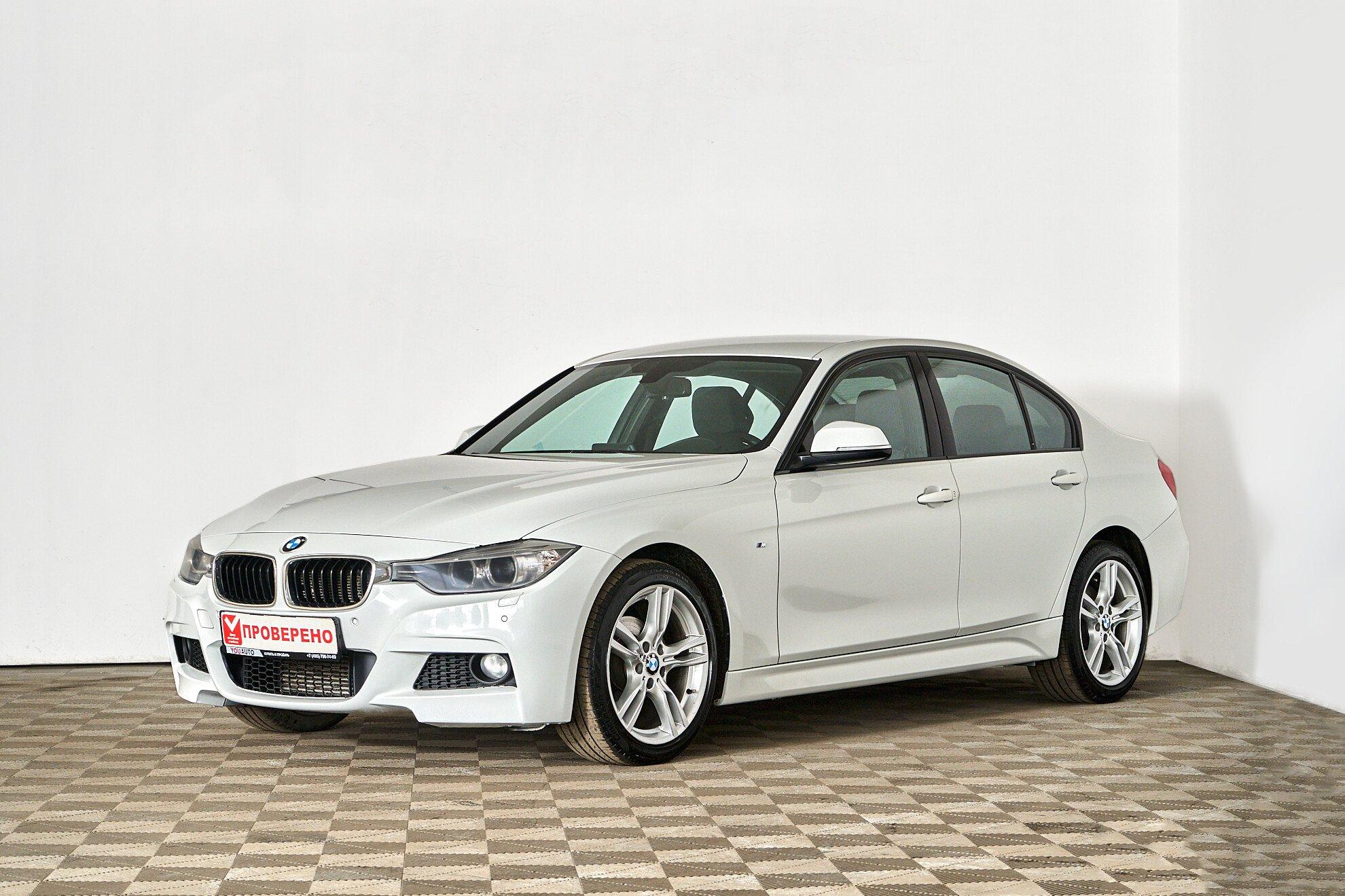 BMW 3 серии 2014, белый