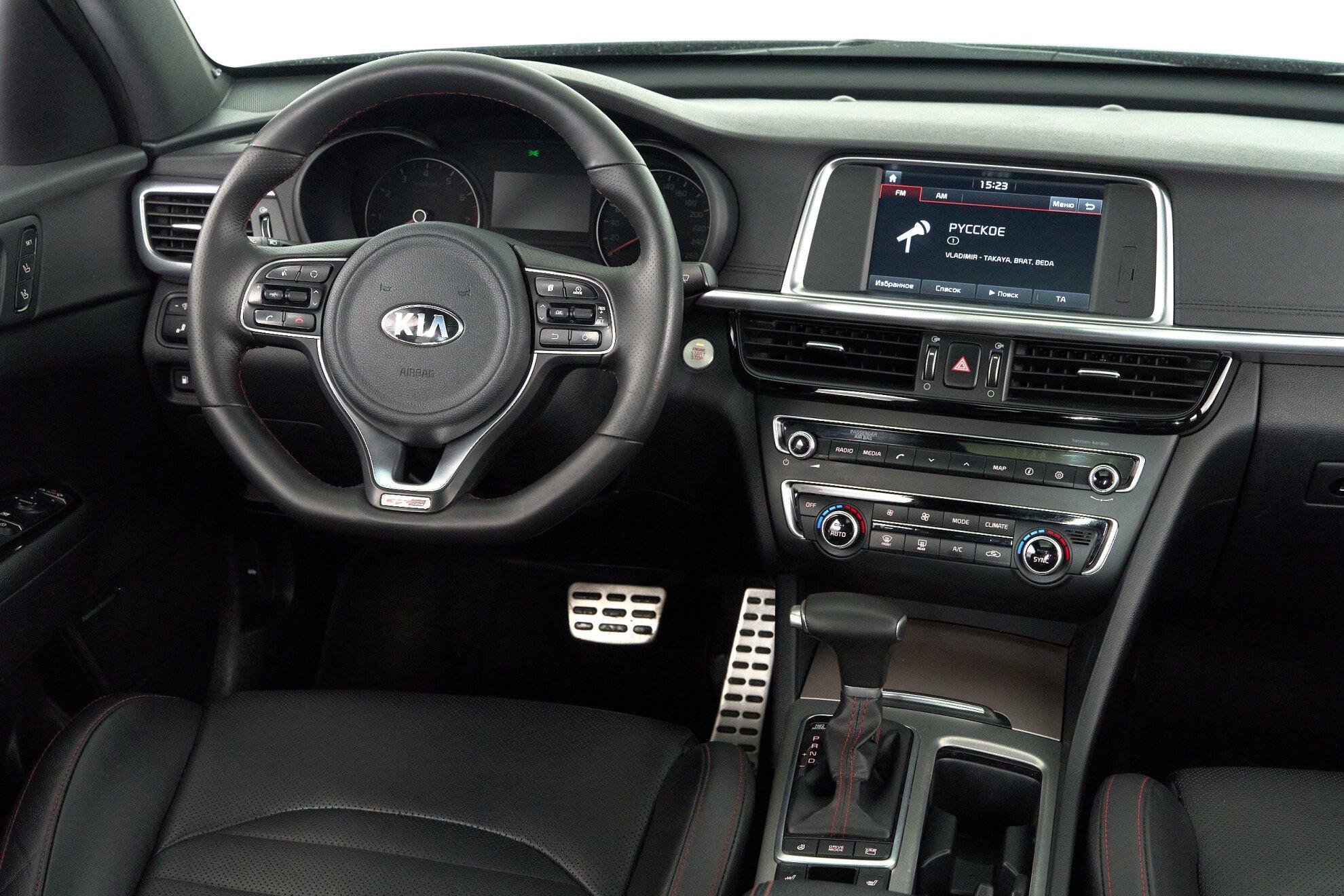 Kia Optima 2018, синий