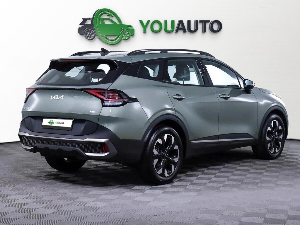 Kia Sportage 2021, зеленый