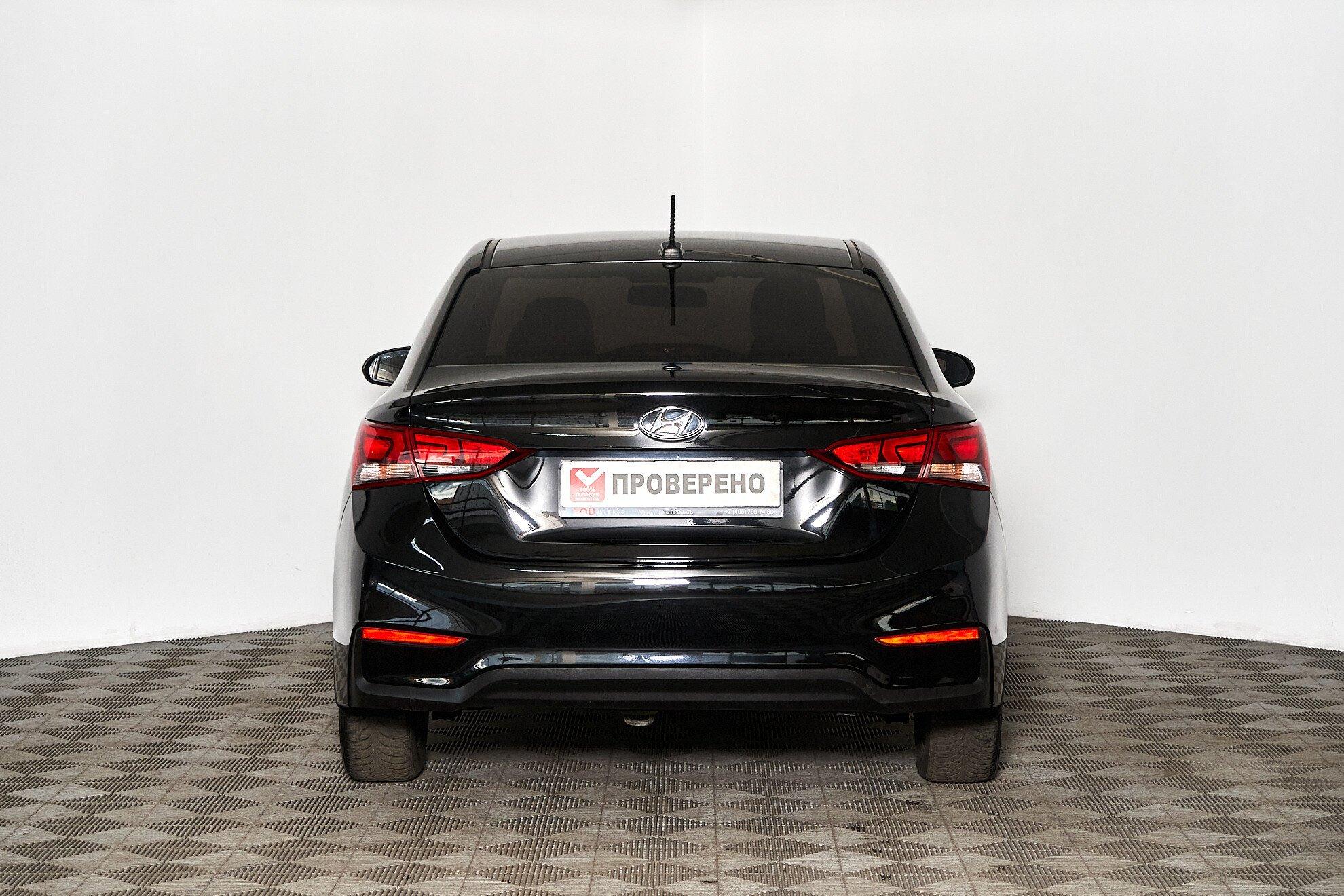 Hyundai Solaris 2020, черный