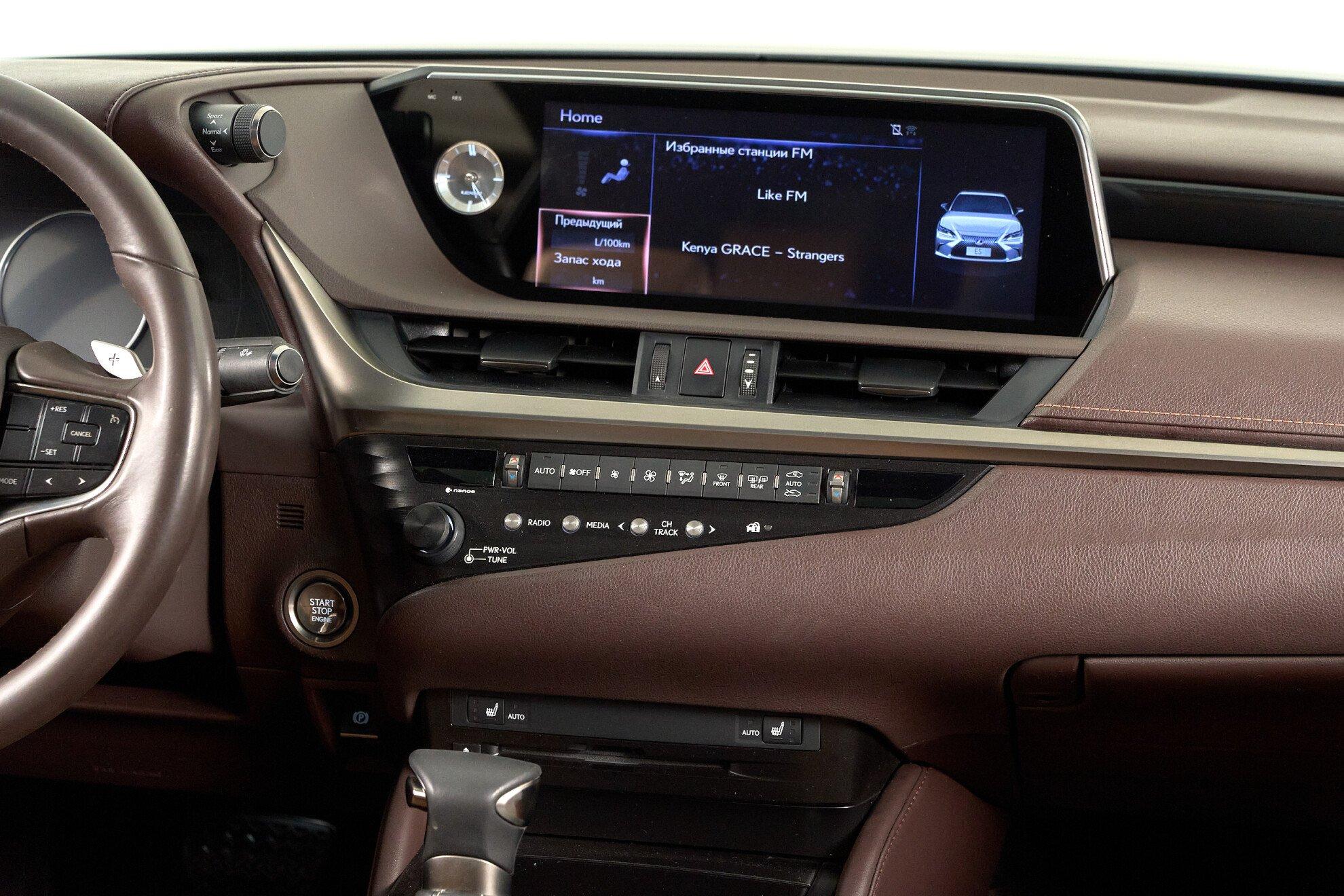 Lexus ES 2018, синий