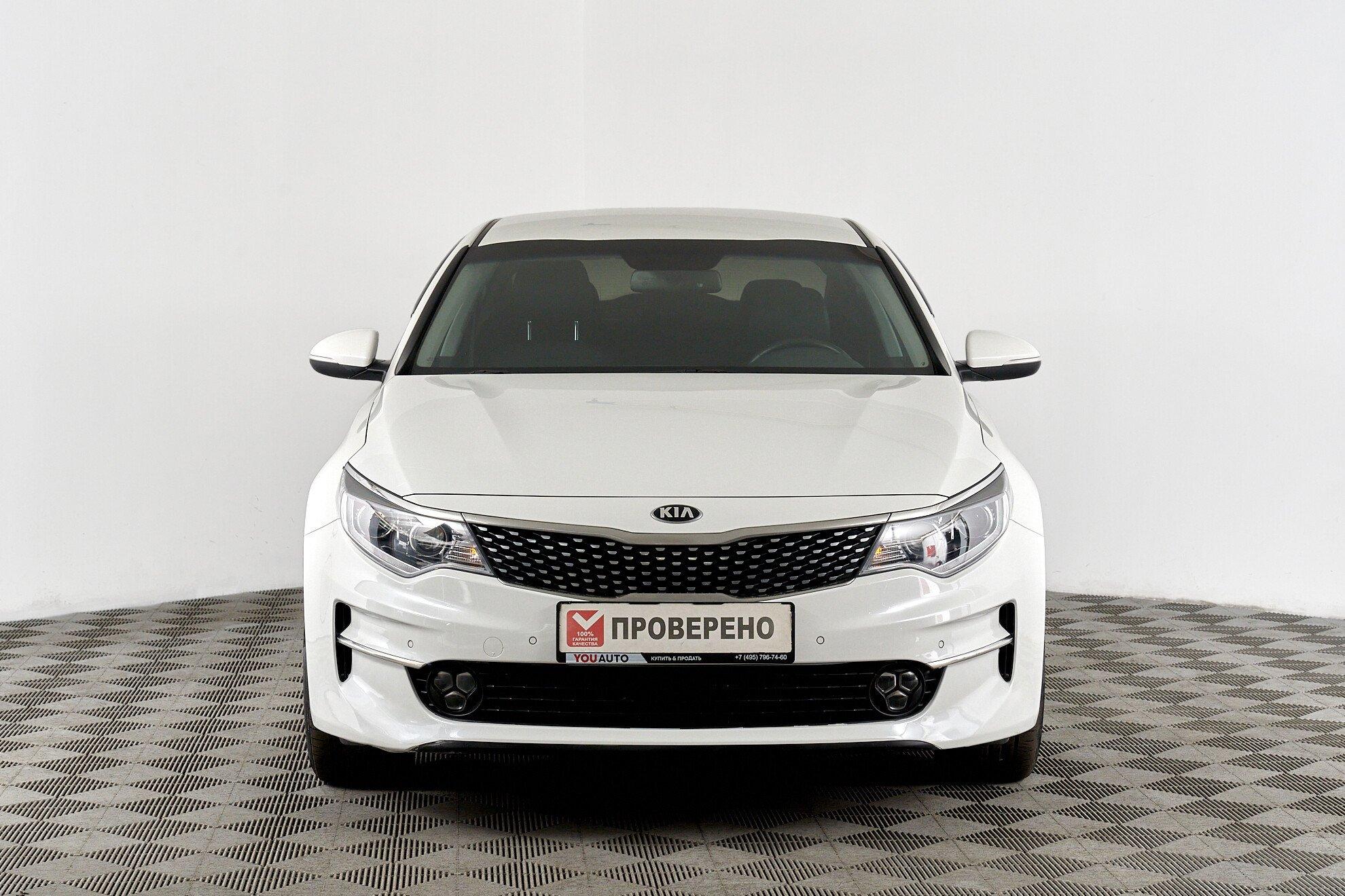 Kia Optima 2016, белый
